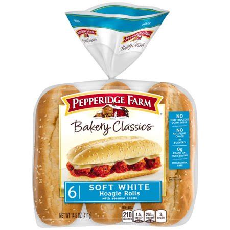 Pepperidge Farm Bakery Classics Soft White With Sesame Seeds Hoagie