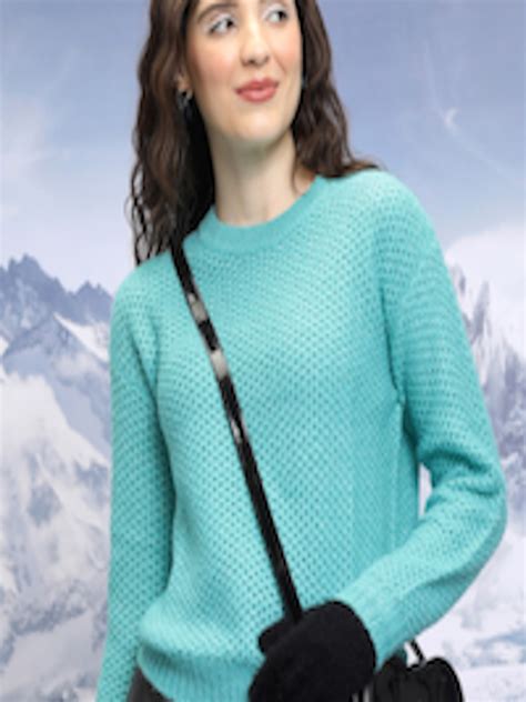 Buy Tokyo Talkies Self Design Cable Knit Acrylic Pullover Sweaters