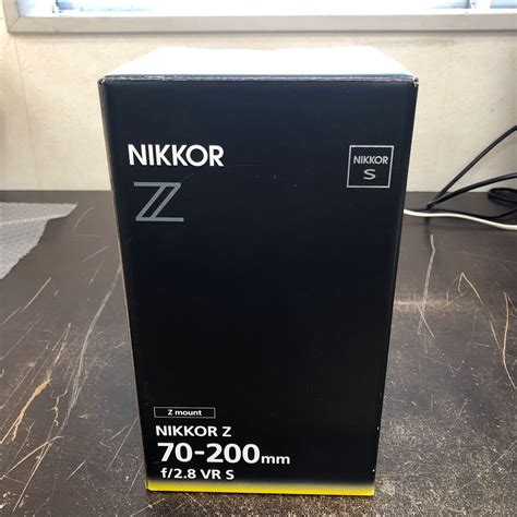 【目立った傷や汚れなし】超美品 Nikon Nikkor Z 70 200mm F28 Vr S Zマウント レンズ ニコンの落札情報詳細