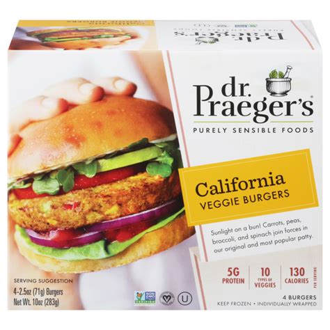 Save On Dr Praeger S Sensible Foods California Veggie Burgers Ct