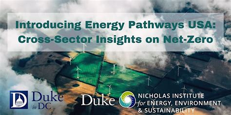 Introducing Energy Pathways Usa Cross Sector Insights On Net Zero