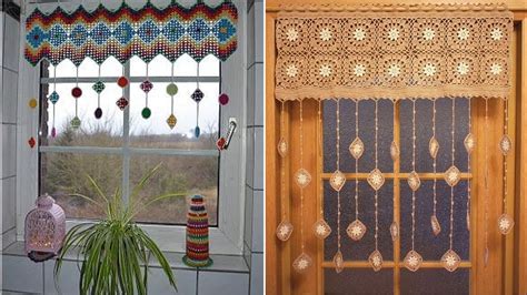 Window Curtain Free Crochet Pattern Bandô de crochê como fazer 30