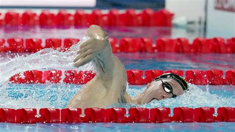 Medaille Im Schwimmen Wartender Wellbrock Gewinnt Erneut Silber Bei