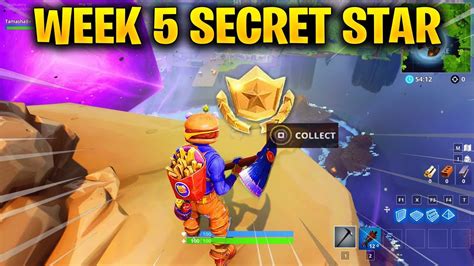 Week 5 Secret Battle Star Location From Loading Screen In Fortnite Season 6 Fortnite Battle