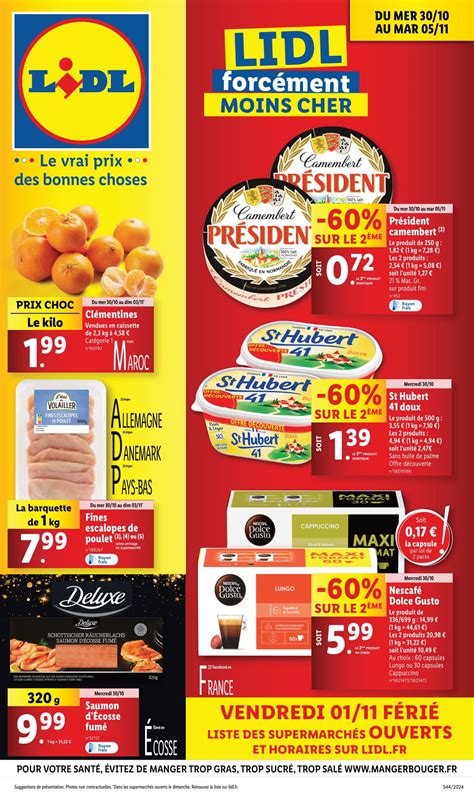 Catalogue Lidl Du 30 Octobre Au 5 Novembre 2024