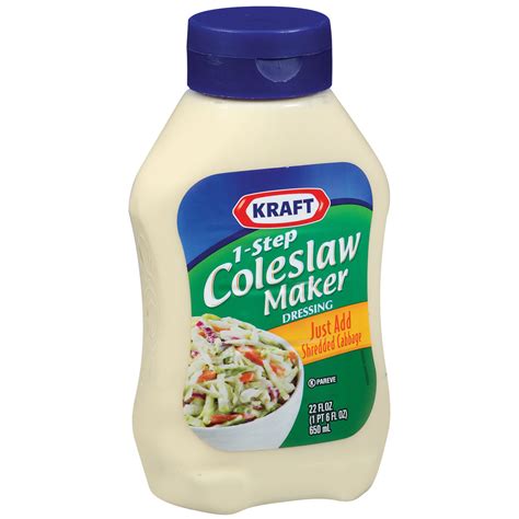 Kraft 1 Step Coleslaw Maker Dressing 22 Fl Oz Bottle La Comprita