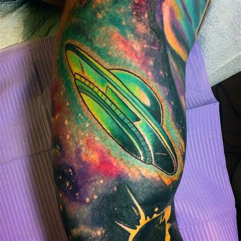 100 Cool Ufo Tattoo Designs For Men