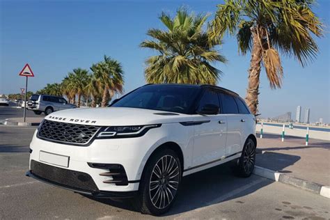 Rent Range Rover Velar Grey In Dubai Suv Octane Luxury Car Rental Dubai