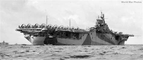 Uss Yorktown At Majuro Atoll World War Photos