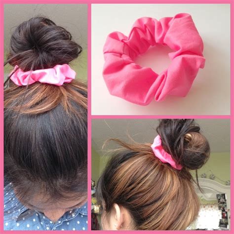 Make Your Own Scrunchie That Is Quick And Easy To Do Please Like Subscribe And Comment Here