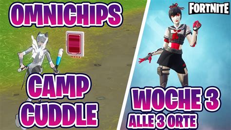 Sammle Omnichips Bei Camp Cuddle Fortnite Schließe Alle Omnischwert Aufträge Ab 3 Orte