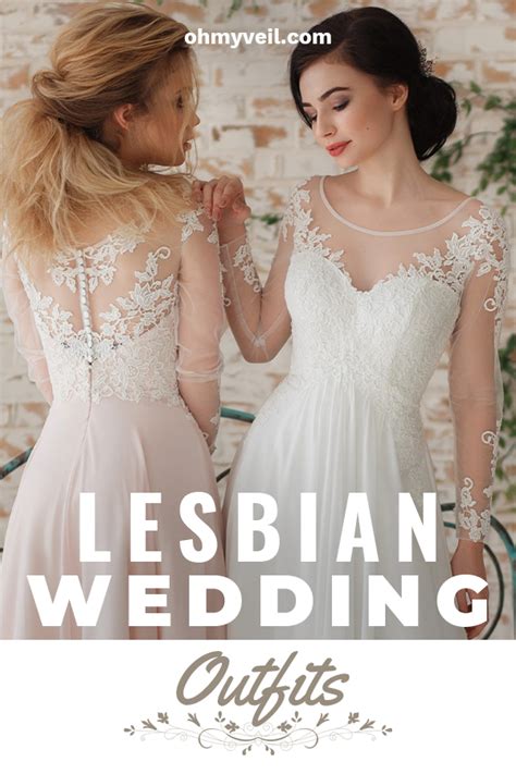 The Latest Wedding Fashion Lesbian Wedding Outfits Oh My Veil