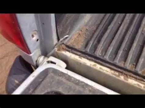 How To Remove A Pickup Tailgate Toyota Tundra YouTube