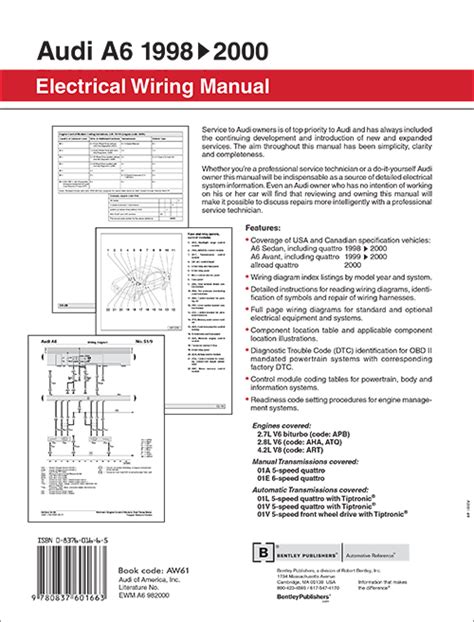 Audi A6 Electrical Wiring Manual Bentley