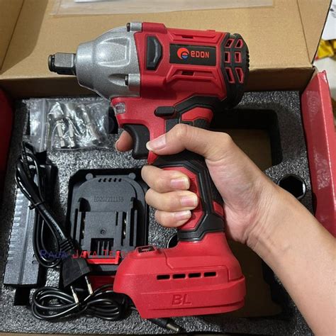 Jual Impact Wrench Cordless Brushless Bor Baterai EDON ED 48T Pembuka