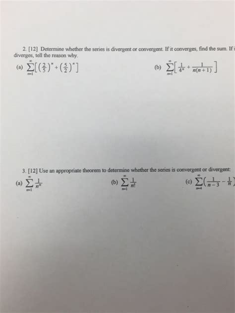 Solved Determine Whether The Senes Is Divergent Or Chegg