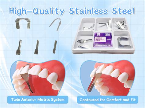 30 Piece Dental Anterior Matrix Kit With Proximal Strips