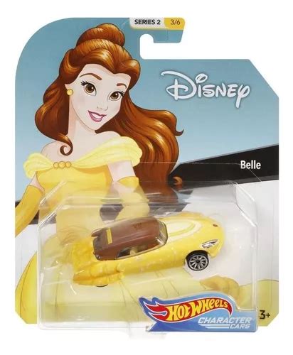 Hot Wheels Disney Character Cars Princesa Bela Mattel Cor Amarelo MercadoLivre