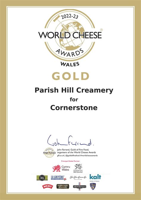 world cheese awards 2022 — Parish Hill Creamery