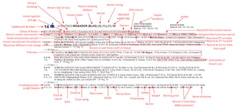 Racing Form: Racing Form How To Read