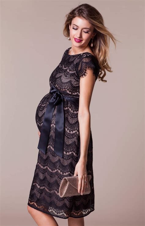 Harriet Maternity Dress Short Black Dusk Maternity Wedding Dresses