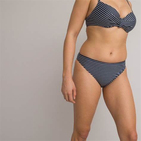 Gestreifter Bikini Slip Gestreift La Redoute Collections La Redoute