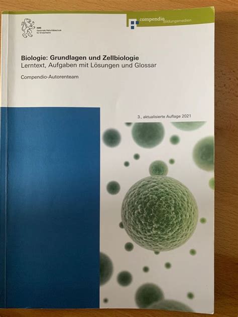 Biologie Grundlagen Und Zellbiologie Kme Kaufen Auf Ricardo