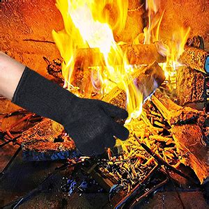 1 Paire Gants De Barbecue Gant Anti Chaleur Taille Universelle Grill