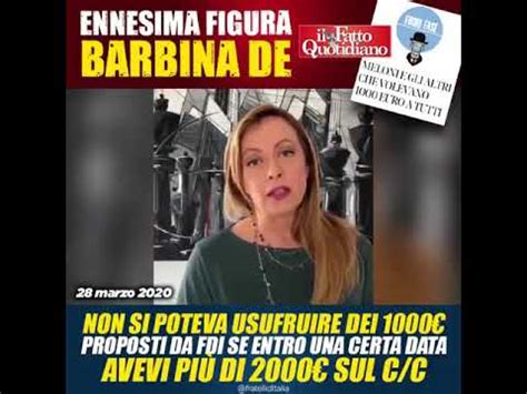 Giorgia Meloni Ennesima Figuraccia De Ilfattoquotidiano Con Fdi