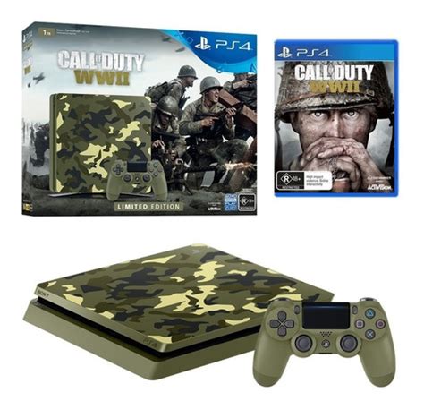 Sony Playstation Slim Tb Call Of Duty Wwii Limited Edition Bundle