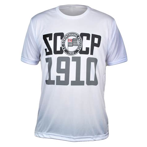 Camisa Corinthians Retrô Vintage 1910 Branco Omni Sports