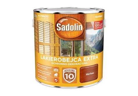 Lakierobejca Extra Merbau 2 5L Sadolin SADOLIN Sklep EMPIK