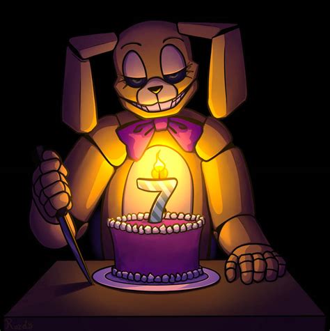 Fnaf 7th Anniversary By Rozdy On Deviantart