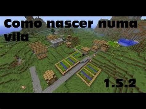 MineCraft Tuto 4 Como Nascer No Vila De NPC 1 5 2 YouTube