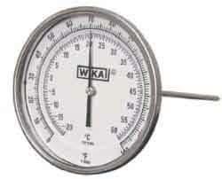 Wika D G Ti Back Mount Dial Bimetal Thermometer L