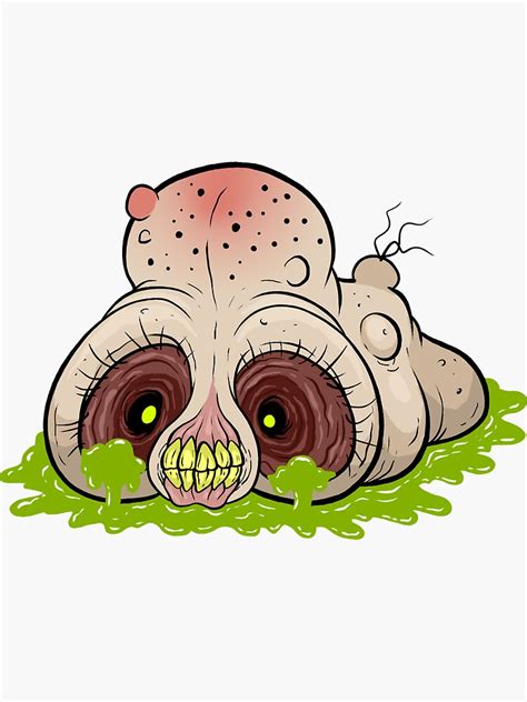 "Nose Monster" Sticker by bogleech | Redbubble