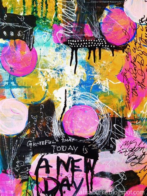 Alisa Burke Art Mixed Media Artjournalmixedmediainspiration Alisa