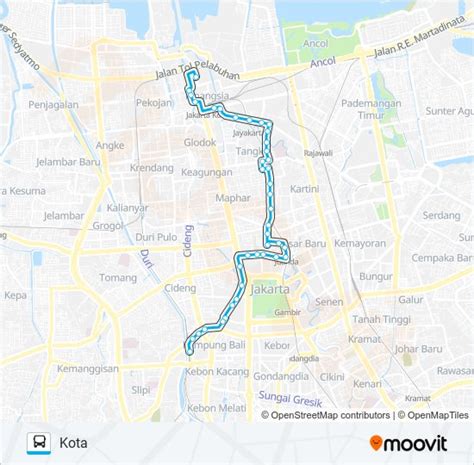 Jak10 Route Schedules Stops Maps Kota Updated