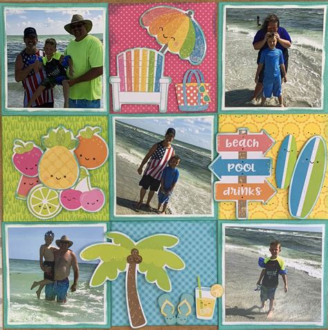 Summer Scrapbook Ideas