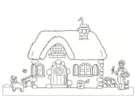 Coloriage Maison Dessins Imprimer Gratuitement