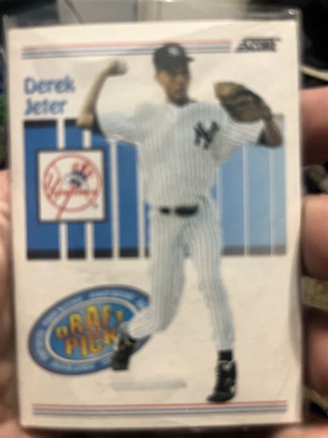 Score Baseball Derek Jeter Rookie Rc A Ebay