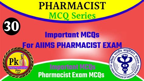 AIIMS PHARMACIST EXAM PAPER Ll Pharmacist Exam Preparation Ll AIIMS