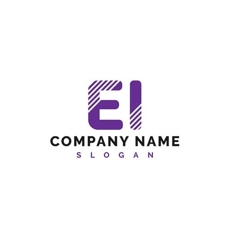 premium vector ei letter logo design ei letter logo vector