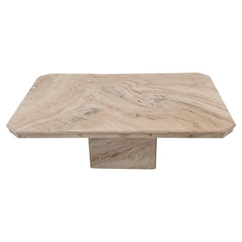 Italian Marble Coffee Table at 1stDibs