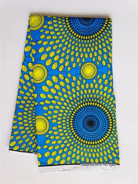 Bright Cotton African Fabric By The Yard Record Ankara Fabric Etsy