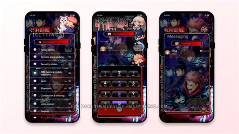 Drvk Jujutsu Miui Theme Jujutsu Kaisen Theme For Xiaomi Redmi Phones