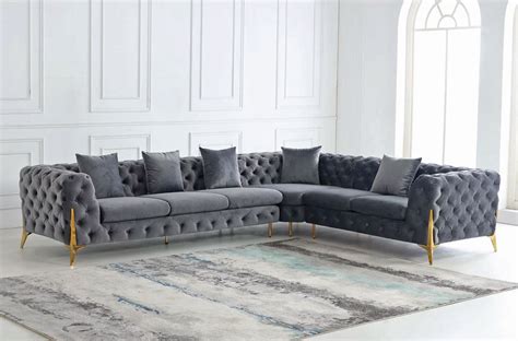 White Velvet Sectional Sofa Atelier Yuwa Ciao Jp