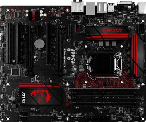 Msi Gaming Intel Skylake B Lga Ddr Usb Atx Motherboard