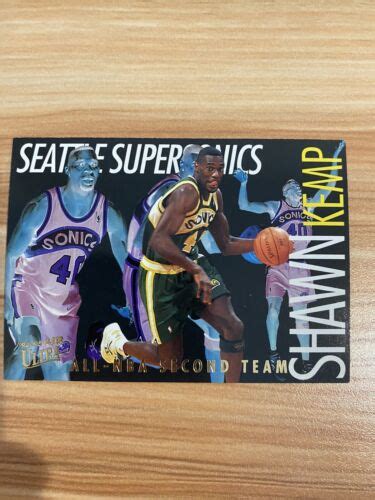 1994 95 Fleer Ultra All NBA Second Team Shawn Kemp 8 Of 15 Supersonics