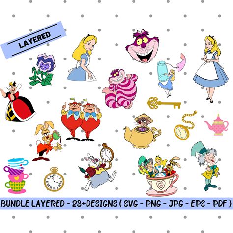 Alice In Wonderland Svg Alice Svg Princess Svg Wonderland Etsy Canada